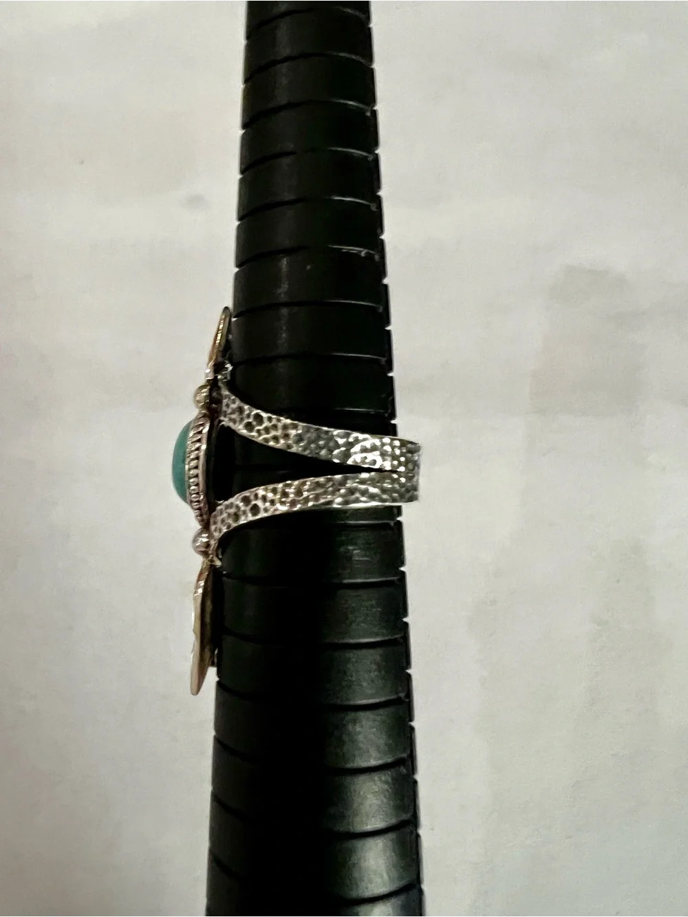 Sterling Silver Turquoise & Onyx  Arrow Statement Ring - Women's Jewelry